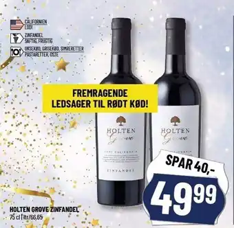 Holten grove zinfandel