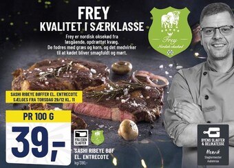 Løvbjerg Sashi ribeye bøf el. entrecote tilbud