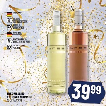 Løvbjerg Bree riesling el. pinot noir rosé tilbud