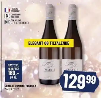 Løvbjerg Chablis domaine fourrey tilbud