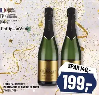 Løvbjerg Louis balincourt champagne blanc de blancs tilbud