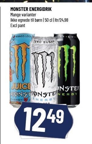 Løvbjerg Monster energidrik tilbud