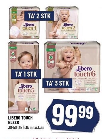 Libero touch bleer