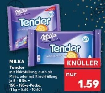 Kaufland Milka Tender tilbud