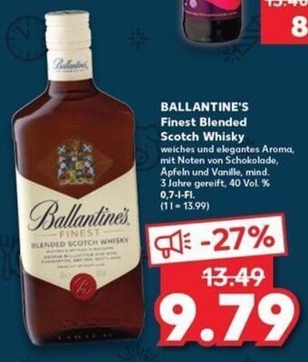 Ballantine's Finest Blended Scotch Whisky