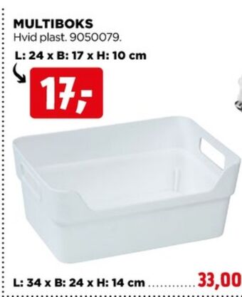 jem & fix Plast1 opbevaringsboks tilbud