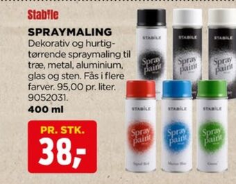 jem & fix Stabile spraymaling tilbud