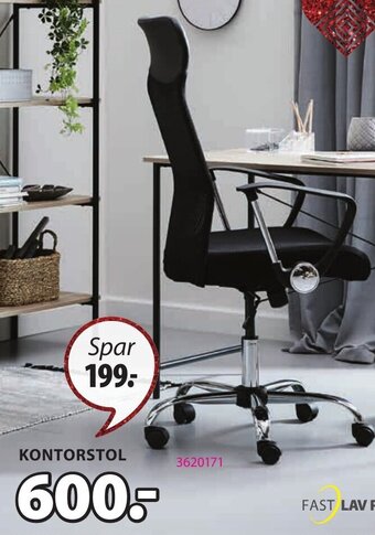 JYSK Kontorstol tilbud