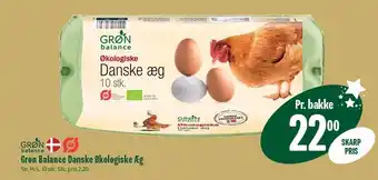 Min Købmand Grøn balance danske øko æg tilbud