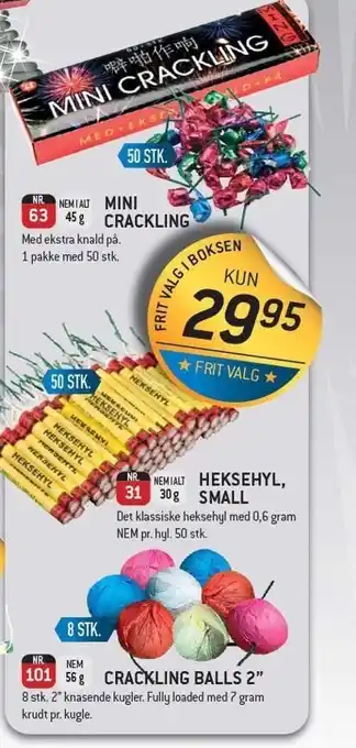 Thansen Mini crackling tilbud