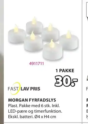 Morgan Fyrfadslys