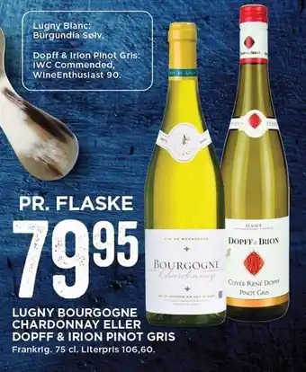 MENY Lugny bourgogne el. dopff & irion tilbud