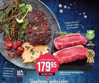 MENY Freygaard entrecote tilbud