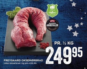 MENY Freygaard oksemørbrad tilbud