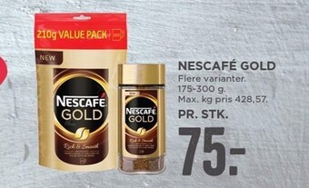MENY Nescafé gold tilbud