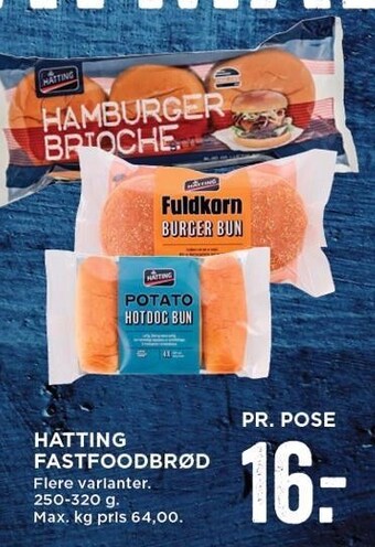 MENY Hatting fastfoodbrød tilbud