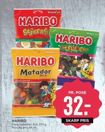 MENY Haribo tilbud