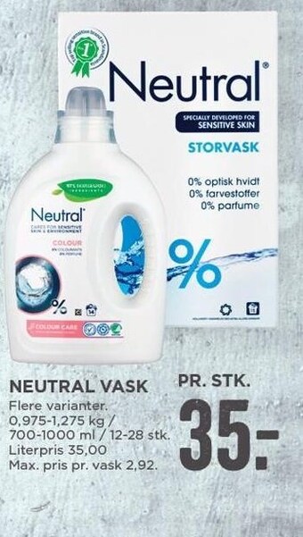 MENY Neutral vask tilbud