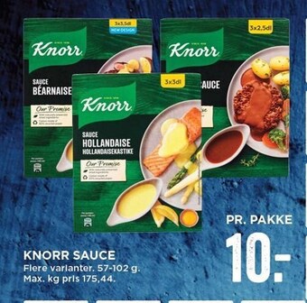 MENY Knorr sauce tilbud