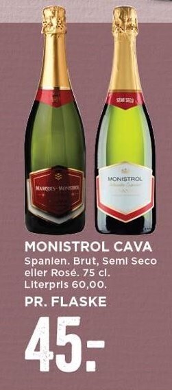 MENY Monistrol cava tilbud
