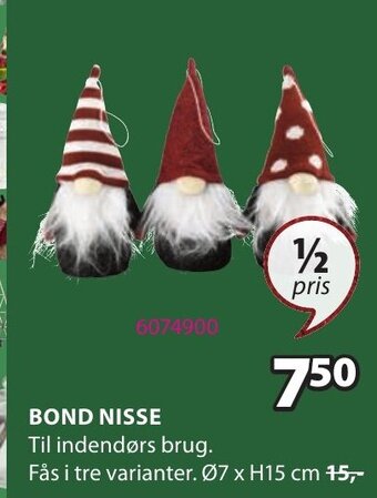 JYSK Bond Nisse tilbud
