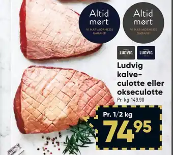 Ludvig kalve-culotte eller okseculotte