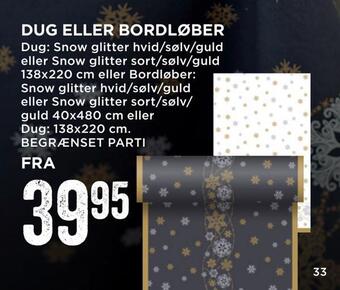 MENY Dug eller bordløber tilbud