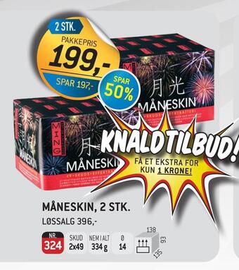 Måneskin, 2 stk