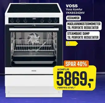 Skousen Voss komfur vkk65342hv tilbud