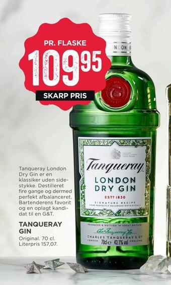 MENY Tanqueray gin tilbud