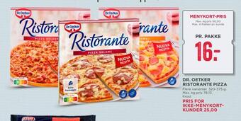 MENY Dr. oetker ristorante pizza tilbud