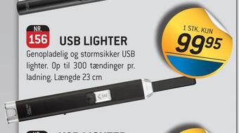 Thansen Usb lighter tilbud