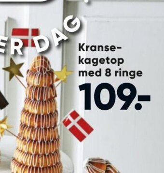 Bilka Kransekagetop med 8 ringe tilbud