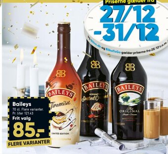 Bilka Baileys tilbud