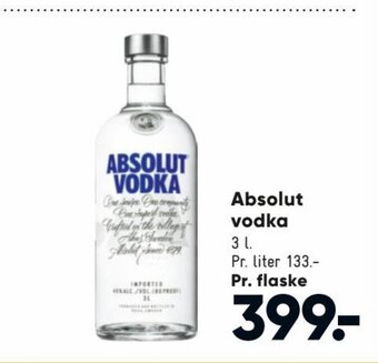 Bilka Absolut Vodka tilbud
