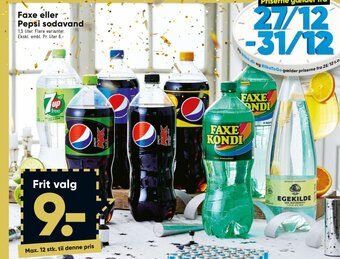 Bilka Faxe eller Pepsi Sodavand tilbud