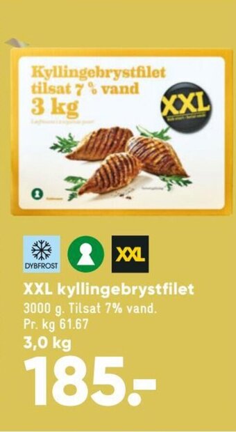 Bilka XXL Kyllingebrystfilet tilbud