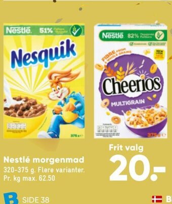 Bilka Nestlé Morgenmad tilbud