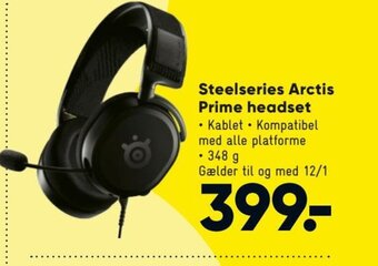 Bilka Steelseries Arctis Prime headset tilbud