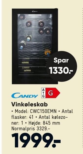 Bilka Vinkøleskab tilbud