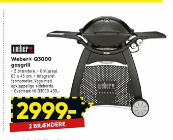 Bilka Weber Q3000 Gasgrill tilbud