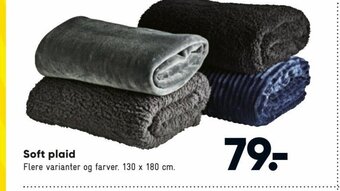 Bilka Soft plaid tilbud