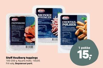 Kvickly Steff houlberg toppings tilbud