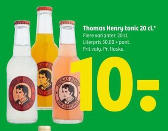 Thomas henry tonic 20 cl