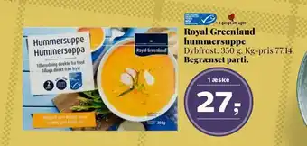 Royal greenland hummersuppe