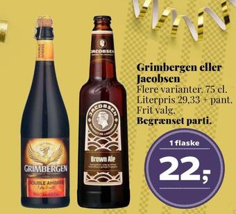 Dagli'Brugsen Grimbergen eller jacobsen tilbud
