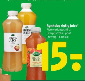 Coop 365 Rynkeby rigtig juice tilbud