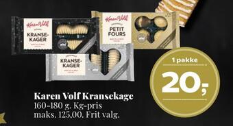 Karen volf kransekage