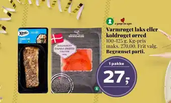 Dagli'Brugsen Varmrøget laks eller koldrøget ørred tilbud