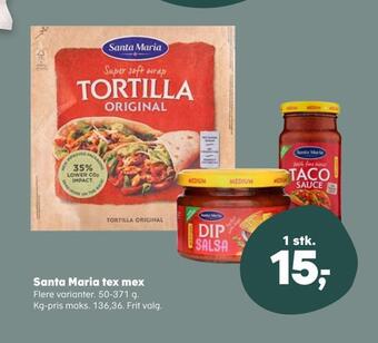 SuperBrugsen Santa maria tex mex tilbud